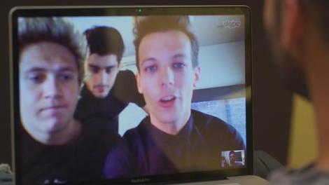 Niall was only delighted -The X Factor UK